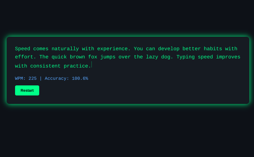 Fake Typing Test
